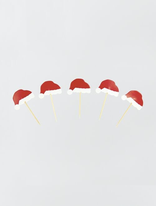 Pack de 10 decoraciones de cóctel de Navidad - Kiabi