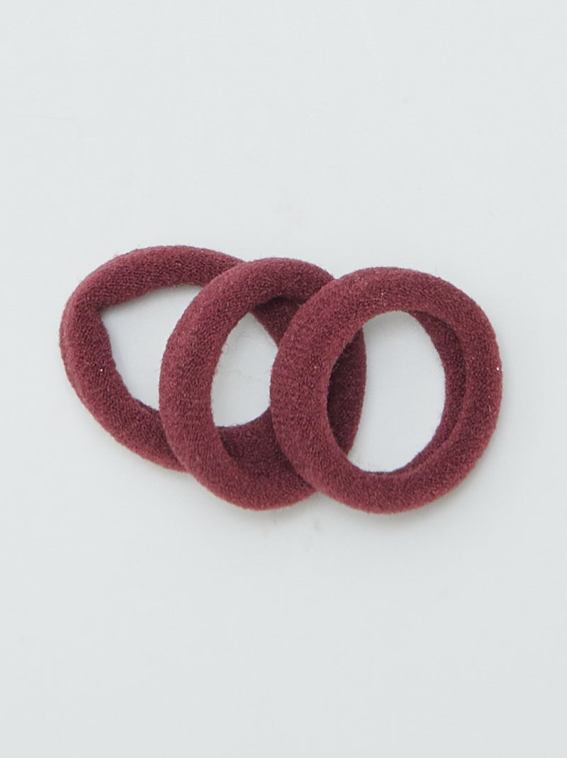 Pack de 10 gomas de pelo de espuma ROSA - Kiabi