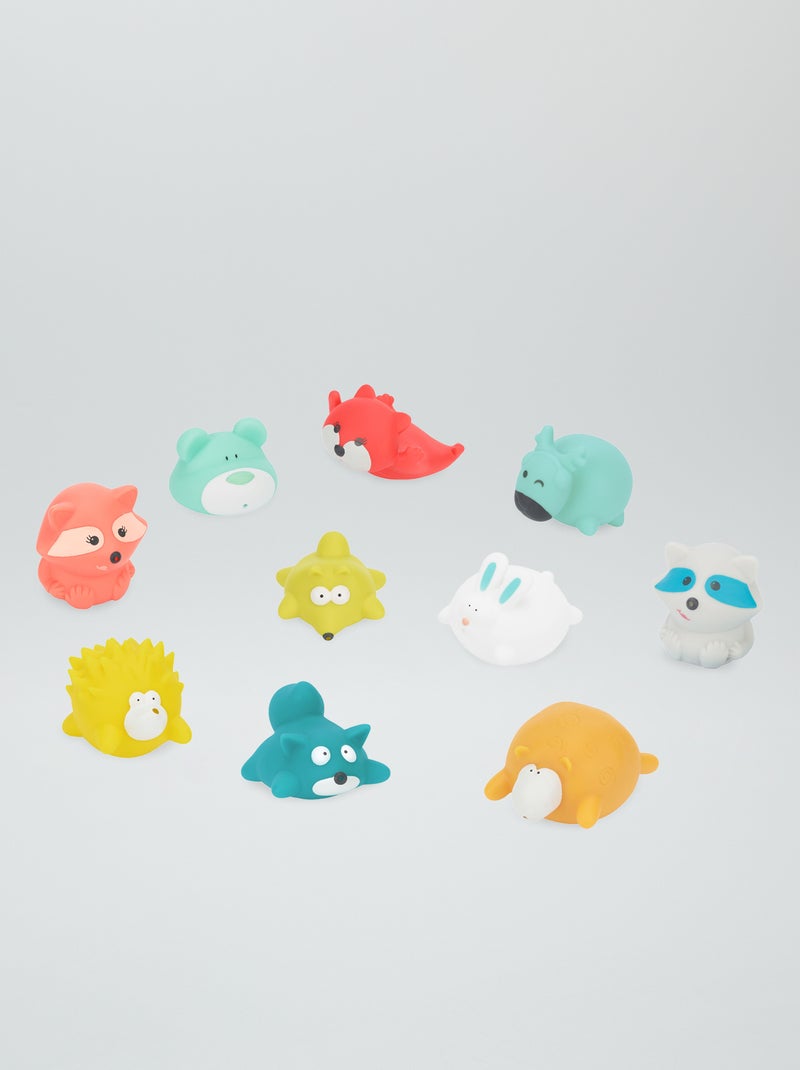 Pack de 10 juguetes para el baño 'Badabulle' multicolor - Kiabi