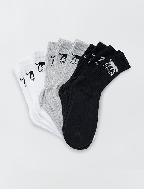 Pack de 10 pares de calcetines 'Airness'                             BLANCO 
