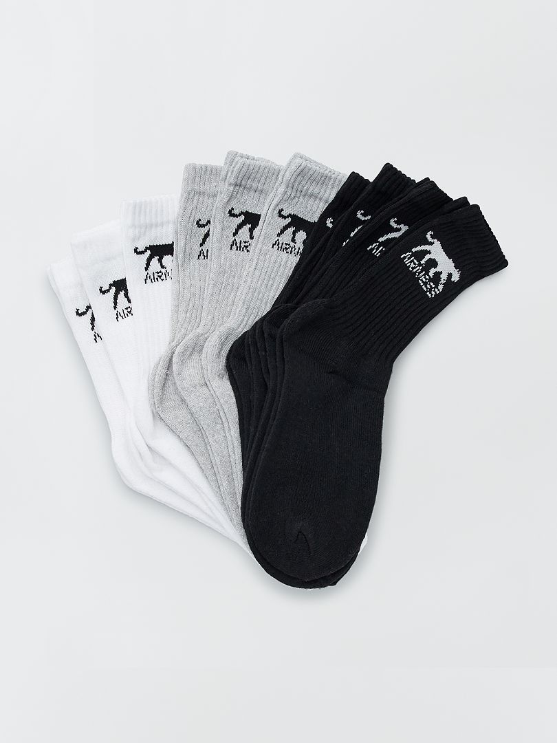 Pack de 10 pares de calcetines 'Airness' BLANCO - Kiabi