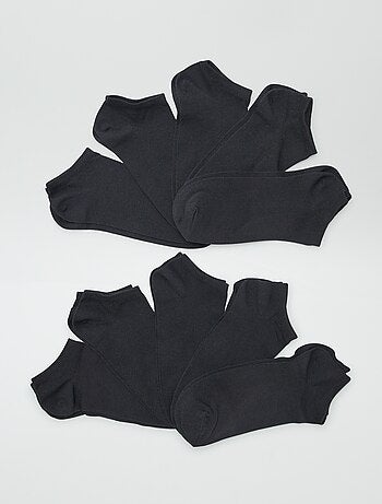Pack de 10 pares de calcetines cortos