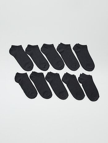 Pack de 10 pares de calcetines cortos