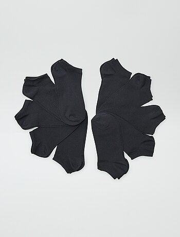 Pack de 10 pares de calcetines cortos