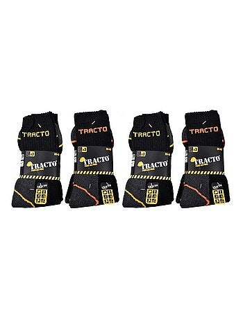 Pack de 12 calcetines de trabajo TRACTO hombre resistencia calidad pro