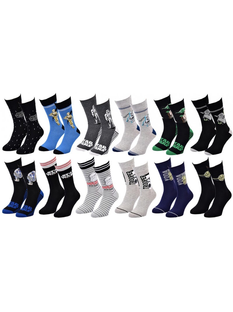 Pack de 12 calcetines hombre STW Multicolor - Kiabi