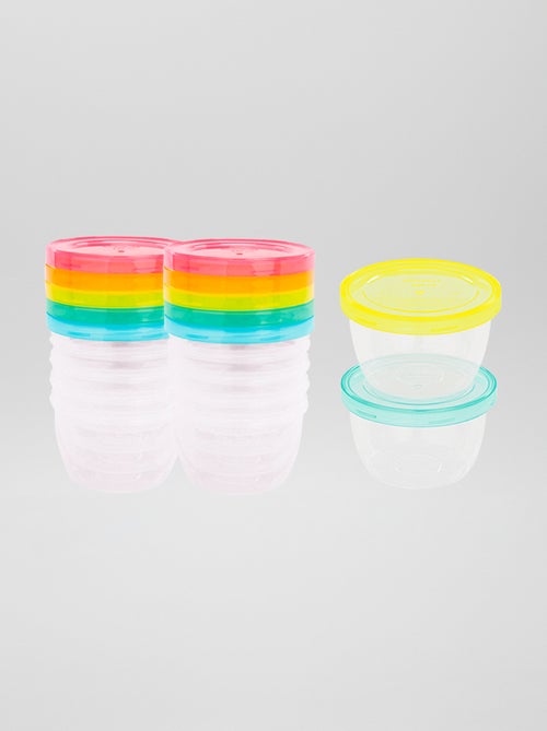 Pack de 12 recipientes 250 ml 'Badabulle' - Kiabi Pack de 12 recipientes 250 ml 'Badabulle' - Kiabi