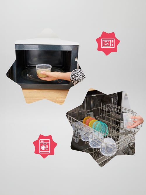 Pack de 12 recipientes 250 ml 'Badabulle' - Kiabi Pack de 12 recipientes 250 ml 'Badabulle' - Kiabi