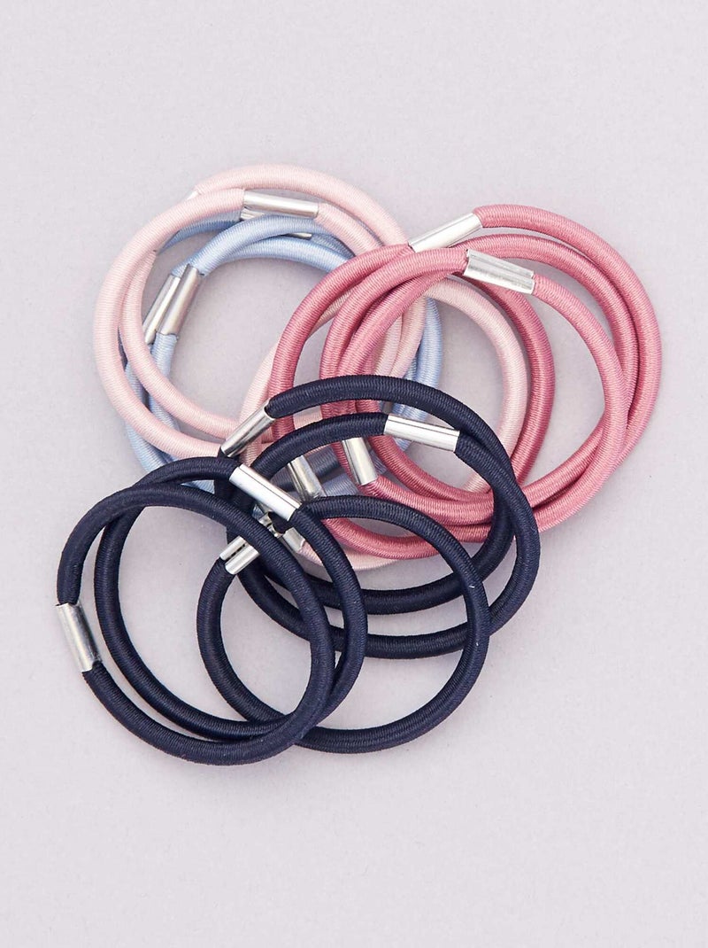 Pack de 15 gomas para el pelo GRIS - Kiabi