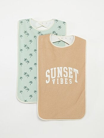 Pack de 2 baberos - Fácil de Poner