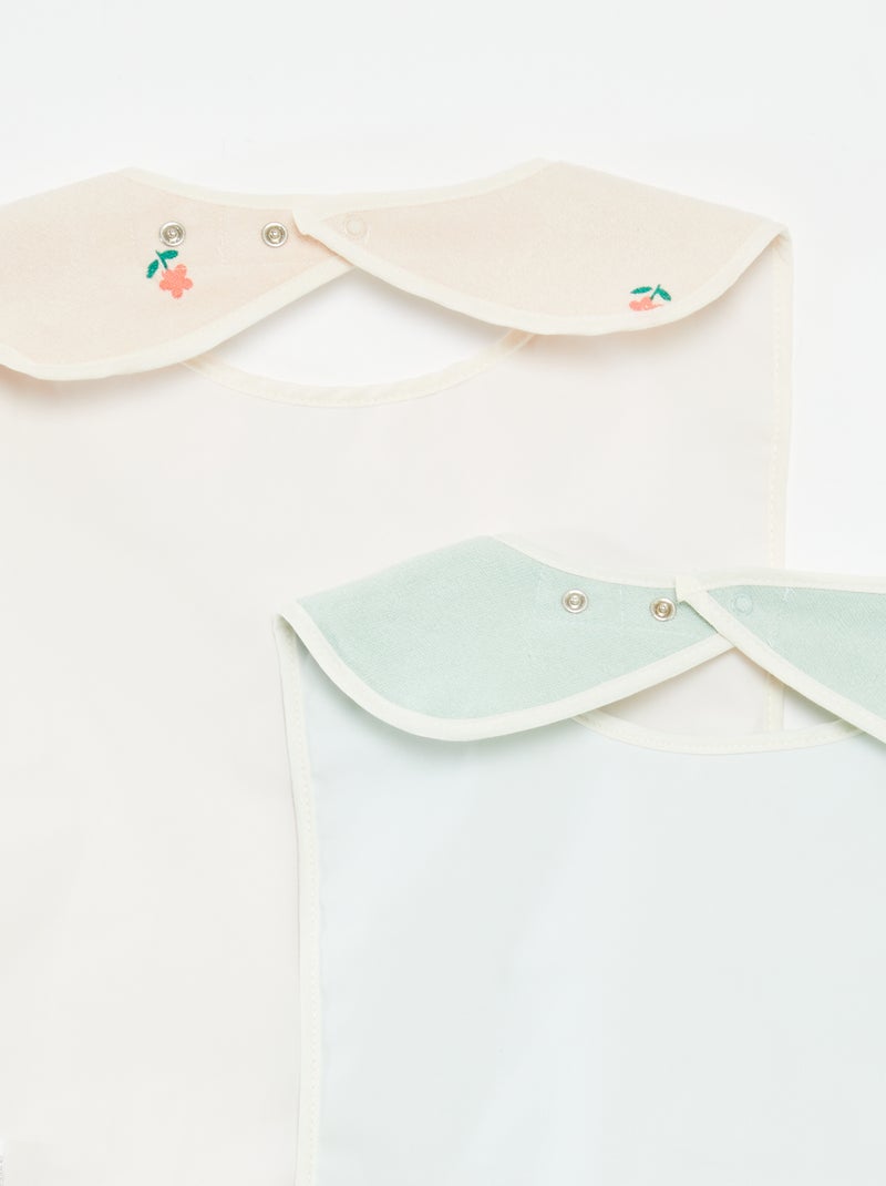 Pack de 2 baberos - So Easy ROSA - Kiabi