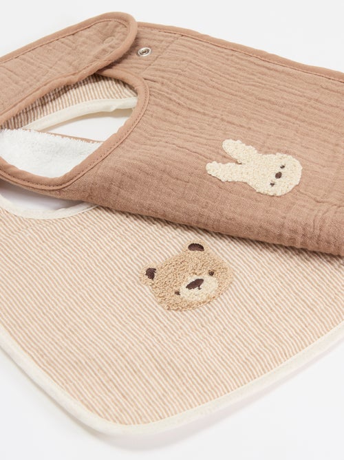 Pack de 2 baberos - Kiabi Pack de 2 baberos - Kiabi