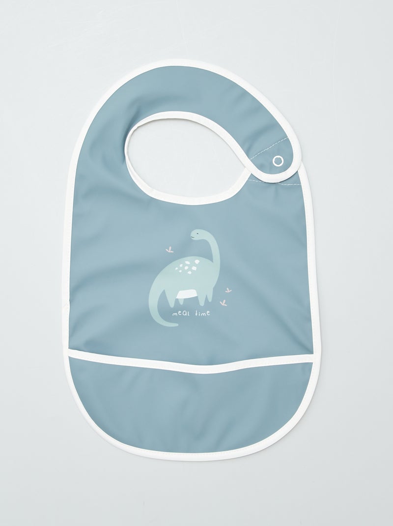 pack de 2 baberos con recogemigas 'Baby Calin' VERDE - Kiabi