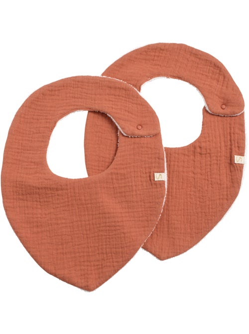 Pack de 2 baberos de gasa de - SAUTHON - Kiabi