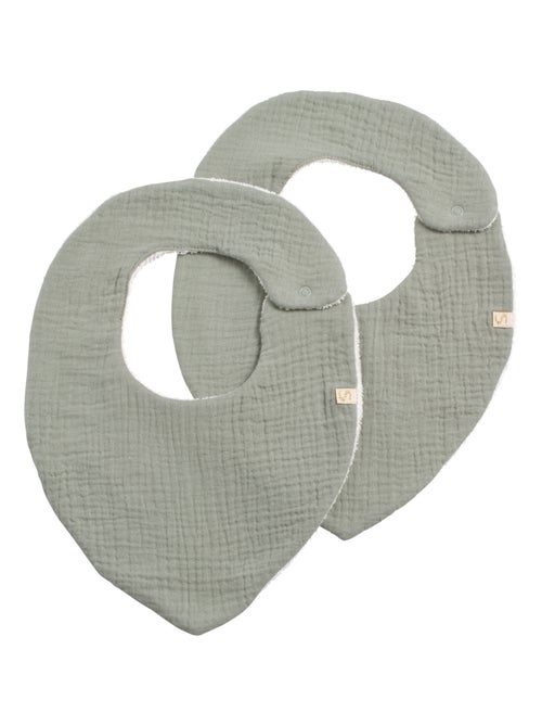 Pack de 2 baberos de gasa de - SAUTHON - Kiabi