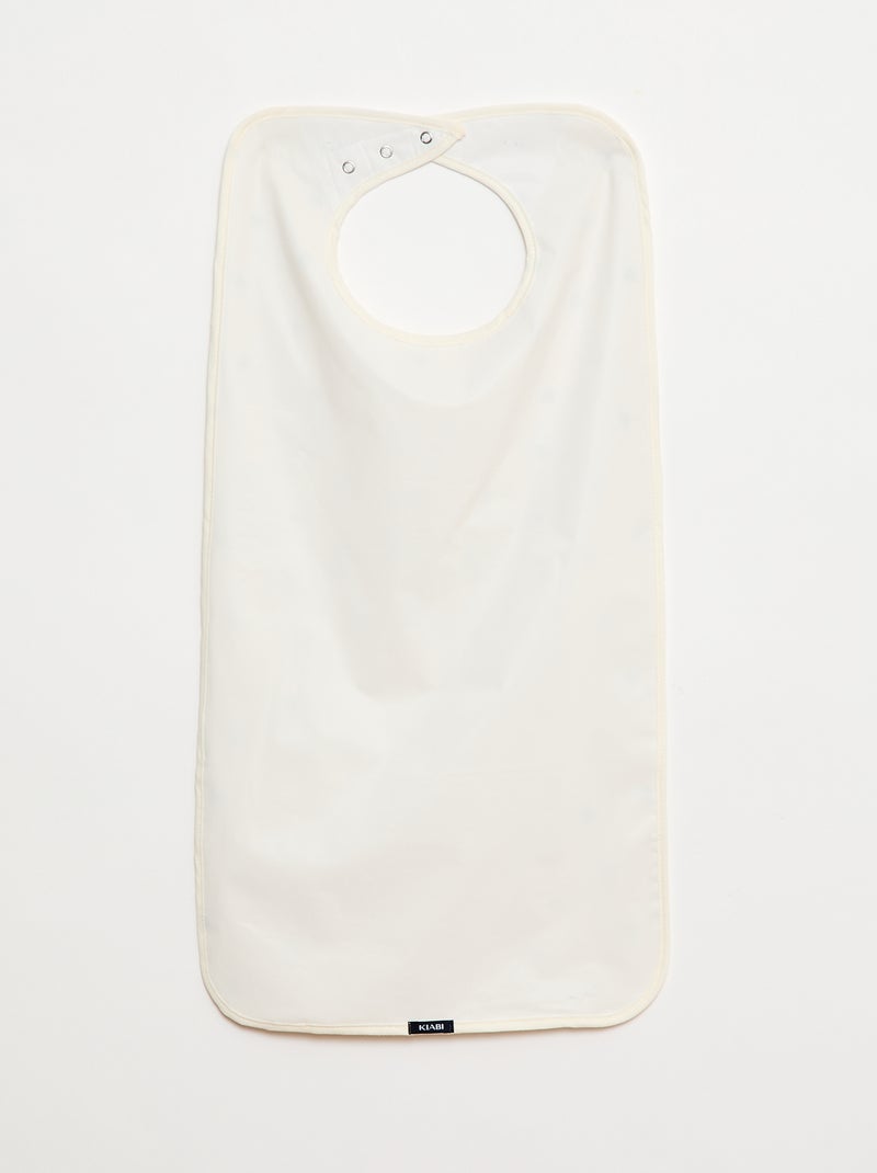 Pack de 2 baberos grandes de rizo - colección fácil de poner Beige - Kiabi
