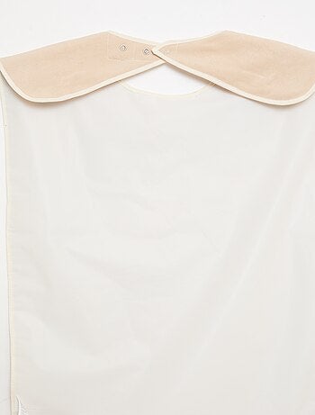 Pack de 2 baberos grandes de rizo - colección fácil de poner