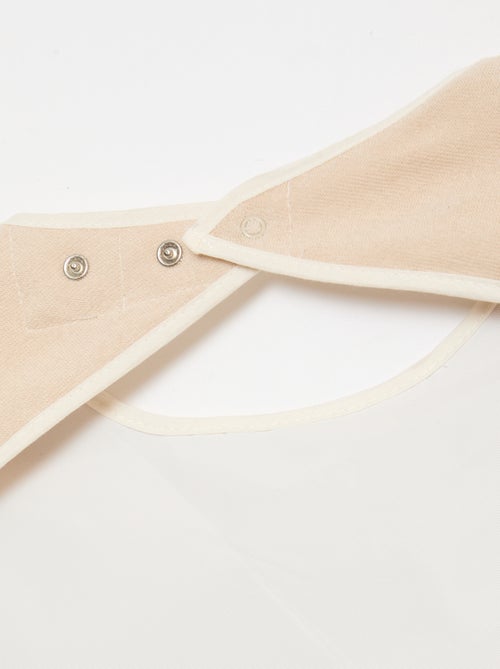 pack de 2 baberos grandes de rizo - Fácil de Poner - Kiabi