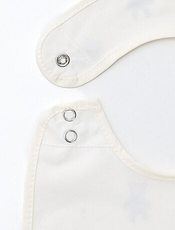 Pack de 2 baberos impermeables con estampado