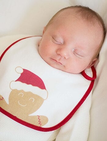 Pack de 2 baberos nacimiento de Navidad