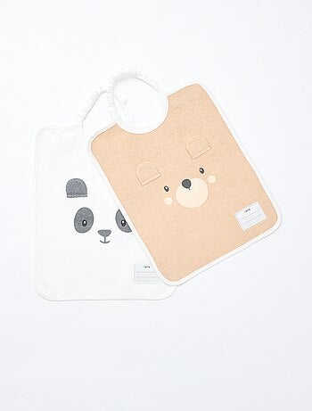 Pack de 2 baberos para poner por la cabeza