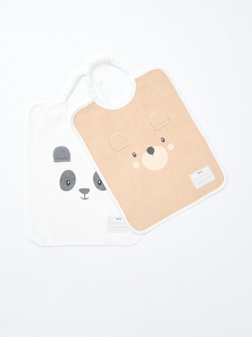 Pack de 2 baberos para poner por la cabeza - Kiabi
