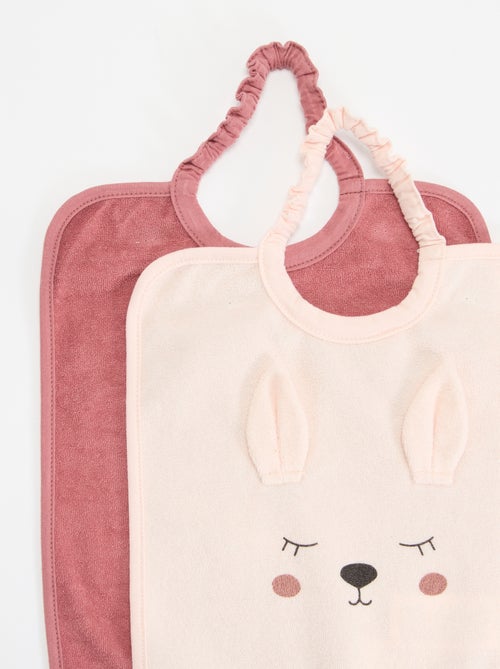 Pack de 2 baberos para poner por la cabeza - Kiabi Pack de 2 baberos para poner por la cabeza - Kiabi