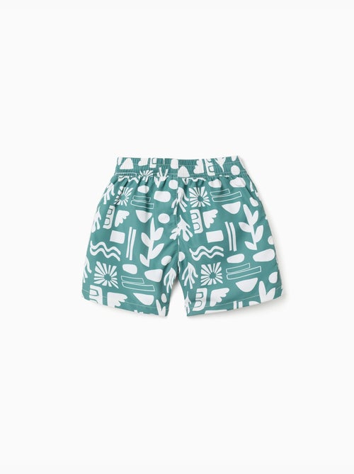 Pack de 2 bañadores lisos/estampados con cordón - Kiabi