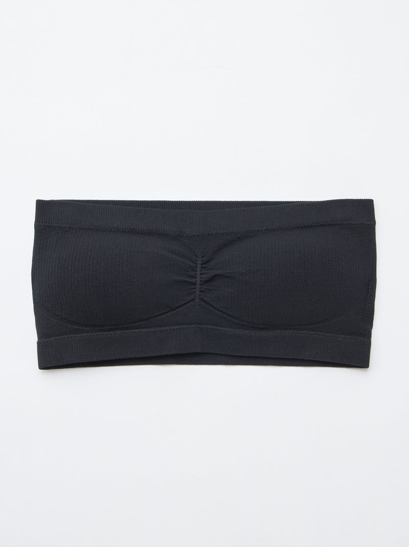 pack de 2 bandeaus de canalé sin costuras Blanco - Kiabi