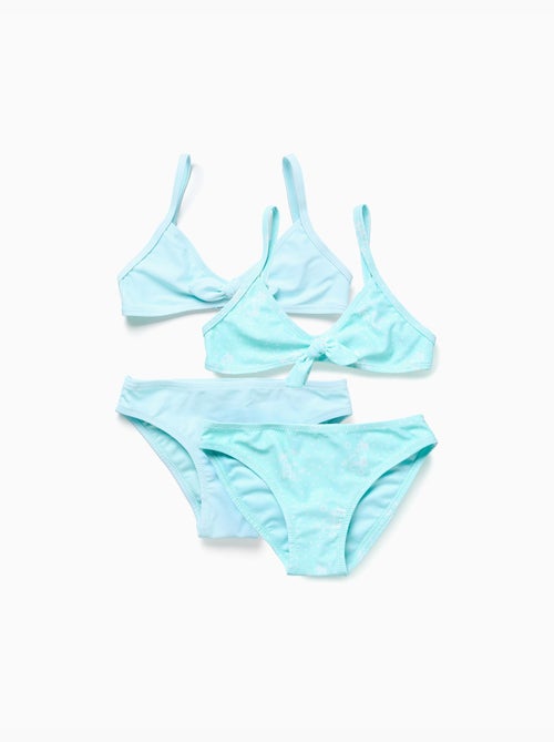 Pack de 2 bikinis con lazo decorativo - Kiabi Pack de 2 bikinis con lazo decorativo - Kiabi