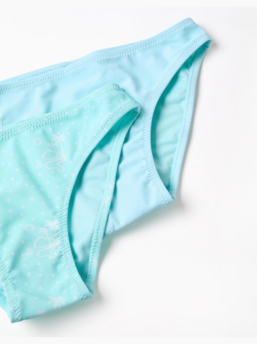 Pack de 2 bikinis con lazo decorativo - Kiabi Pack de 2 bikinis con lazo decorativo - Kiabi