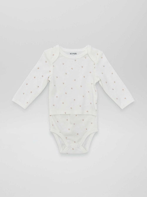 Pack de 2 bodies - colección fácil de poner - Kiabi