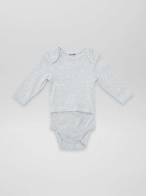 Pack de 2 bodies - colección fácil de poner - Kiabi