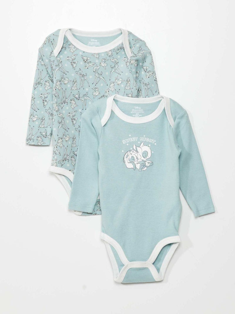 Pack de 2 bodies AZUL - Kiabi