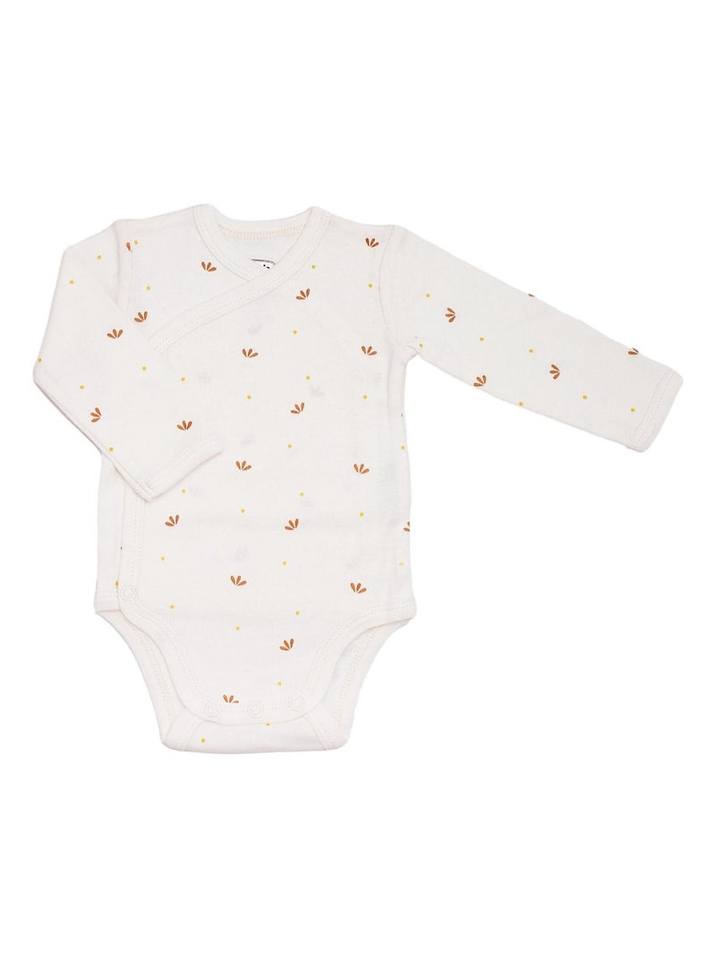 Pack de 2 bodies bebé mangas largas - Mini nous Crudo - Kiabi