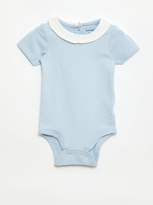 Pack de 2 bodies con cuello Claudine - Kiabi