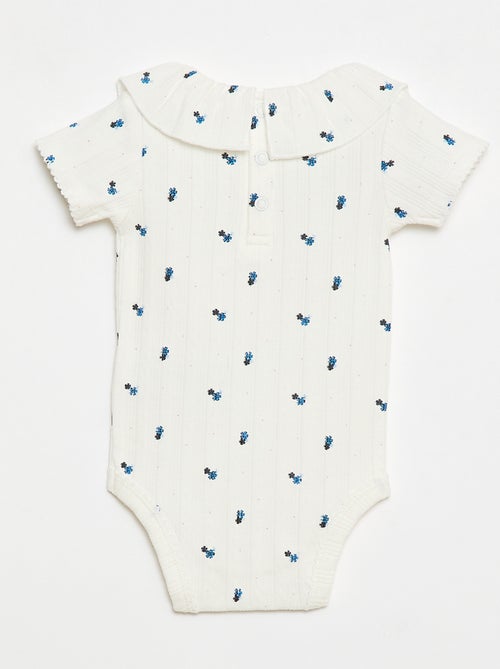 Pack de 2 bodies con cuello volante - Kiabi