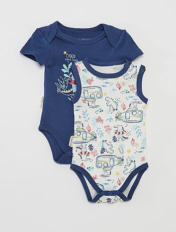 Pack de 2 bodies con estampado