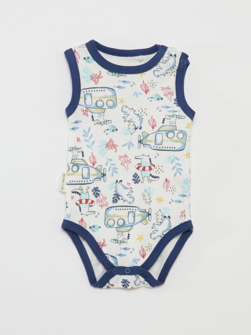 Pack de 2 bodies con estampado - Kiabi