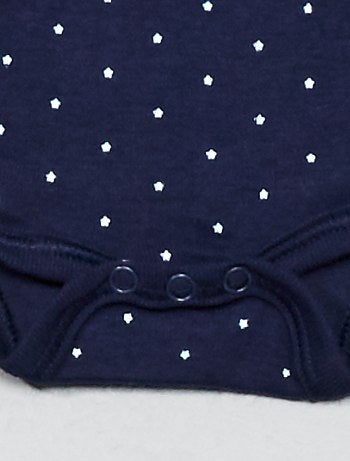 Pack de 2 bodies de algodón orgánico puro - Kiabi