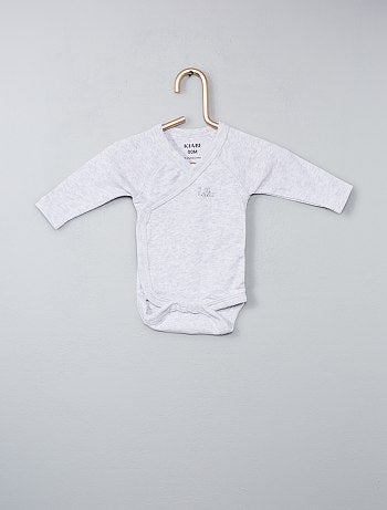 Pack de 2 bodies de algodón orgánico puro - Kiabi