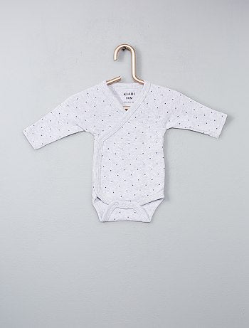 Pack de 2 bodies de algodón orgánico puro - Kiabi