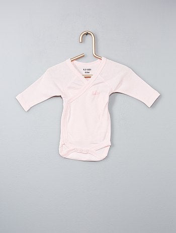 Pack de 2 bodies de algodón orgánico puro - Kiabi