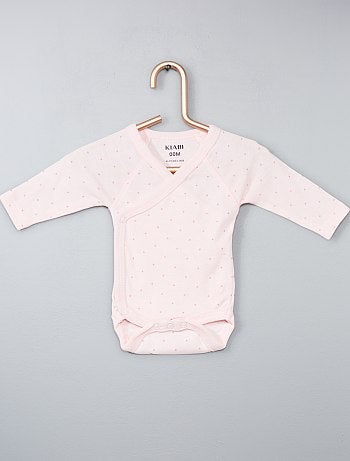 Pack de 2 bodies de algodón orgánico puro - Kiabi