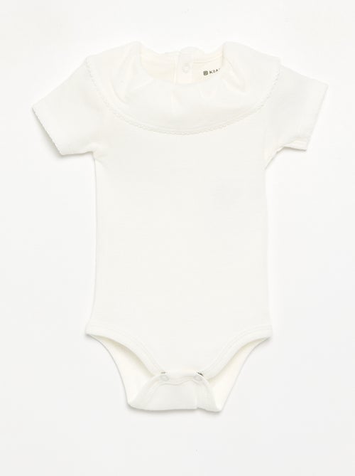 Pack de 2 bodies de canalé fino - Kiabi