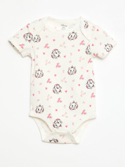Pack de 2 bodies de manga corta 'Disney' 'Marie' - Kiabi