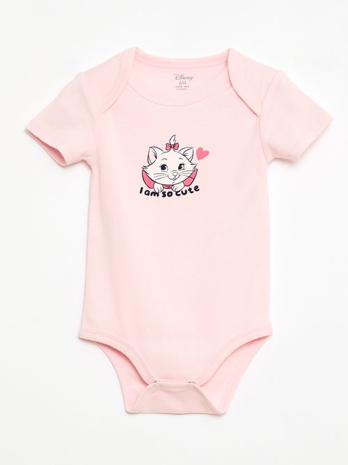 Pack de 2 bodies de manga corta 'Disney' 'Marie' - Kiabi