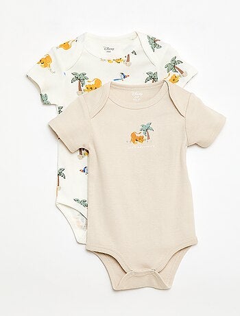 Pack de 2 bodies de manga corta 'Disney' 'Marie'