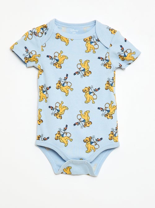 Pack de 2 bodies de manga corta 'Disney' 'Simba' - Kiabi