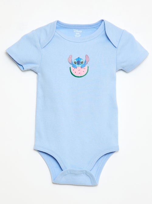 Pack de 2 bodies de manga corta 'Disney' 'Stitch' - Kiabi
